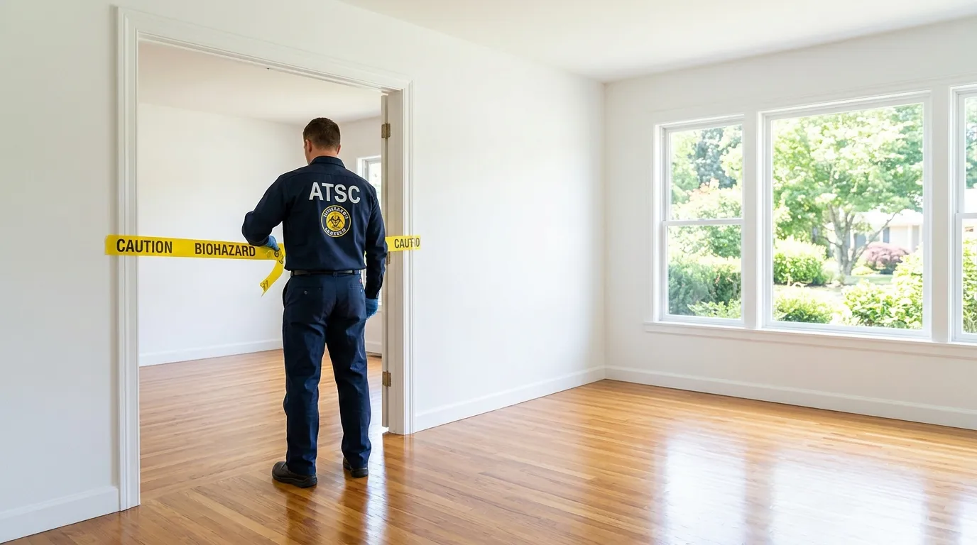 Certified biohazard cleanup crew performing Crime Scene Cleanup in Lighthouse Point